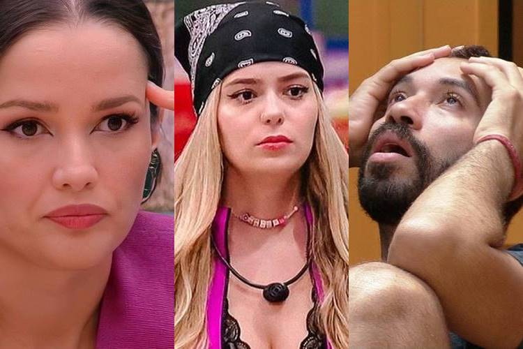 Juliette, Viih Tube e Gilberto BBB21: Viih Tube conversa com Juliette e fica com raiva de Gilberto - ''Intrometido, chato'' - Foto: Reprodução/ Rede Globo/ Montagem Área VIP