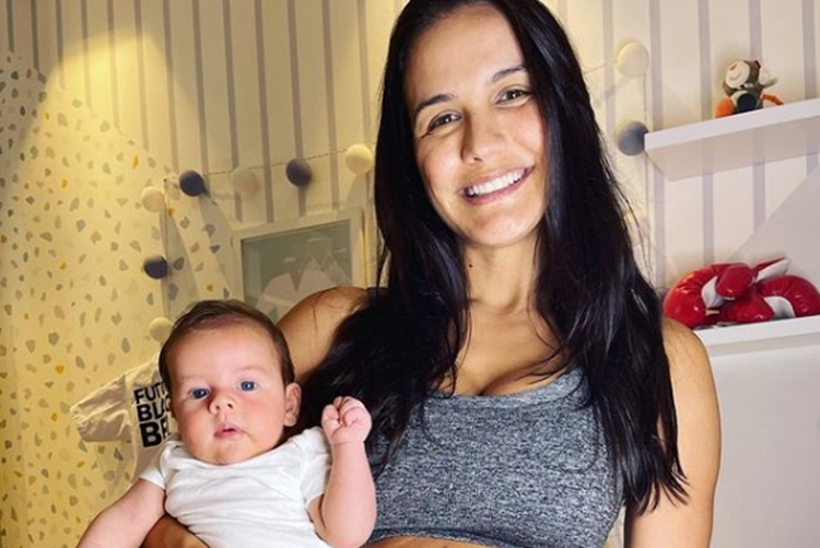 Kyra Gracie faz desabafo sobre as críticas que recebeu ao postar ‘corpo real’ pós-parto