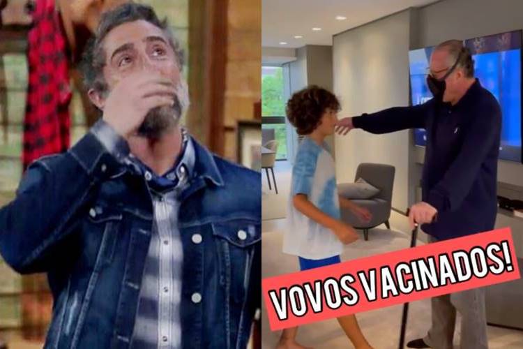 Pais de Marcos Mion são vacinados e apresentador vibra em vídeo emocionante: ''Vacina é vida'' - Foto: Reprodução/ Instagram