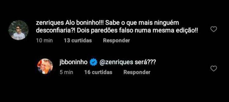 BBB21: Fãs pedem por novo paredão falso e Boninho faz suspense - Foto: Reprodução/ Instagram