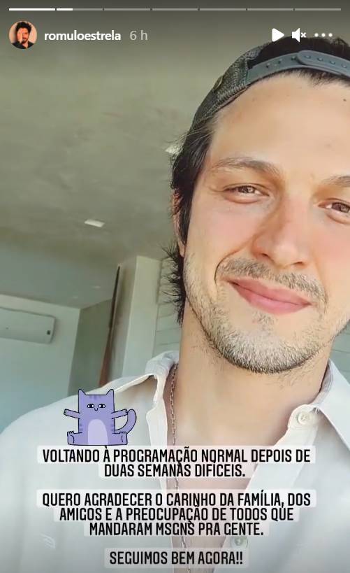 Após ter testado positivo para a doença, Rômulo estrela fala sobre Covid-19: ''Não é brincadeira'' - Foto: Reprodução/ Instagram