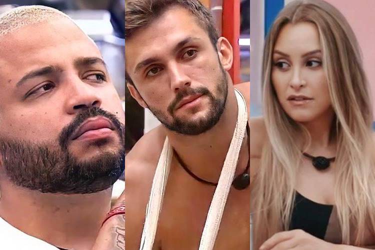 BBB21: Arthur e Projota se unem para falar mal de Carla Diaz-  "Falta senso nela" - Foto: Reprodução/ Rede Globo/ Montagem Área VIP