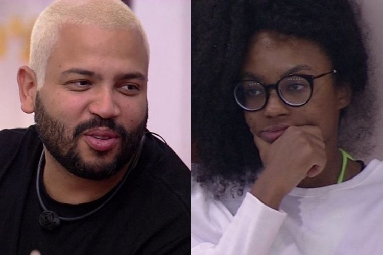 Projota e Lumena - Reprodução: TV Globo Projota e Lumena - Reprodução: TV Globo