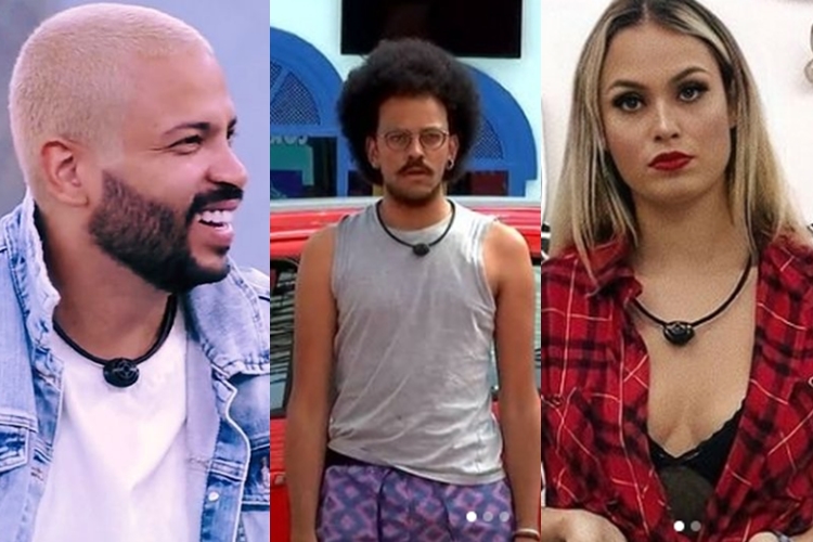 Projota, João Luiz, e Sarah, foto reprodução Instagram e montagem Area VIP Projota, João Luiz, e Sarah, foto reprodução Instagram e montagem Area VIP