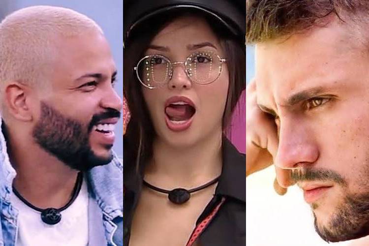 BBB21: Em tom de ironia, Projota conta para Arthur sobre reação de Juliette ao monstro - ''Revoltada'' - Foto: Reprodução/Rede Globo/Montagem Área VIP