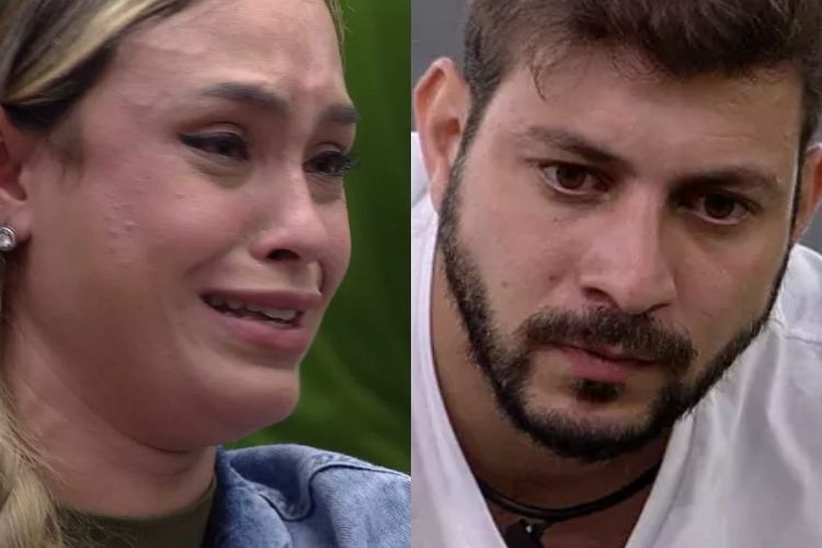 Sarah e Caio - Reprodução: TV Globo Sarah e Caio - Reprodução: TV Globo