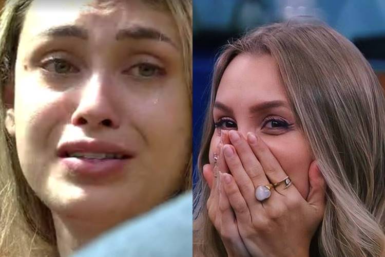 BBB21: Após retorno de Carla Diaz, Sarah entra em desespero e vai às lágrimas - ''Medo'' - Foto: Reprodução/ Rede Globo/ Montagem Área VIP