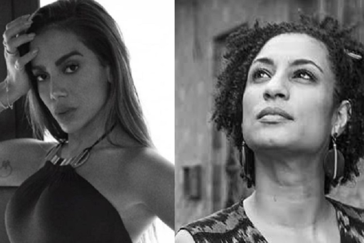 Imagem: Anitta e Marielle Franco (Reprodução/Instagram)