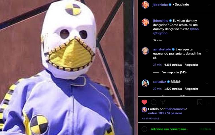 Boninho de dummy - print instagram