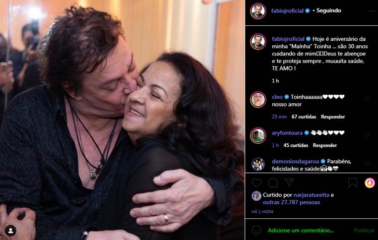 Fabio Jr e a funcionária - print Instagram