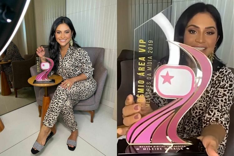 Mileide Mihaile celebra mais uma vitória no ‘Prêmio Área VIP’