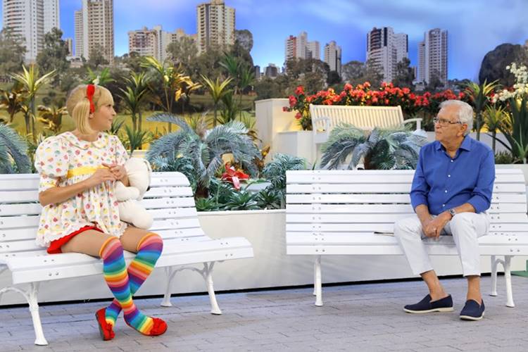 Nina (Marlei Cevada) e Carlos Alberto de Nóbrega Nina (Marlei Cevada) e Carlos Alberto de Nóbrega ( Lourival Ribeiro/SBT)