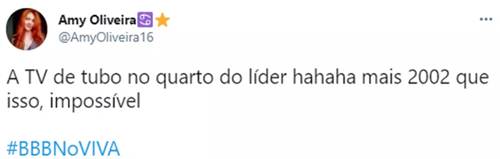 BBB1 - Repercussão 2 - print Twitter