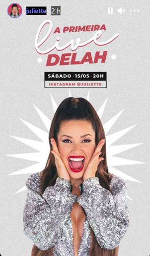 Juliette live - print Instagram