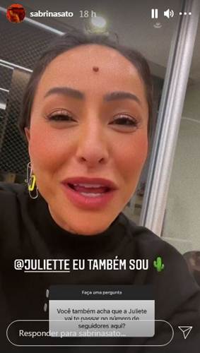 Sabrina Sato - print stories instagram