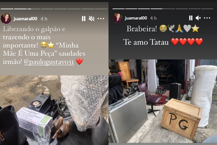 Juliana Amaral foto reprodução Instagram montagem Area Vip Juliana Amaral foto reprodução Instagram montagem Area Vip