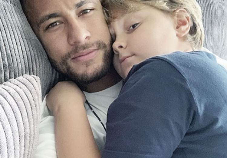 Neymar e Davi Lucca - Instagram