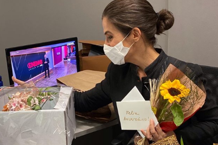 Renata Vasconcellos foto reprodução Instagram Renata Vasconcellos foto reprodução Instagram