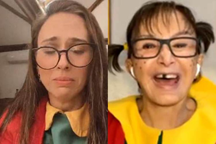 Tatá Werneck e Maria Antoniete, a Chiquinha - Instagram