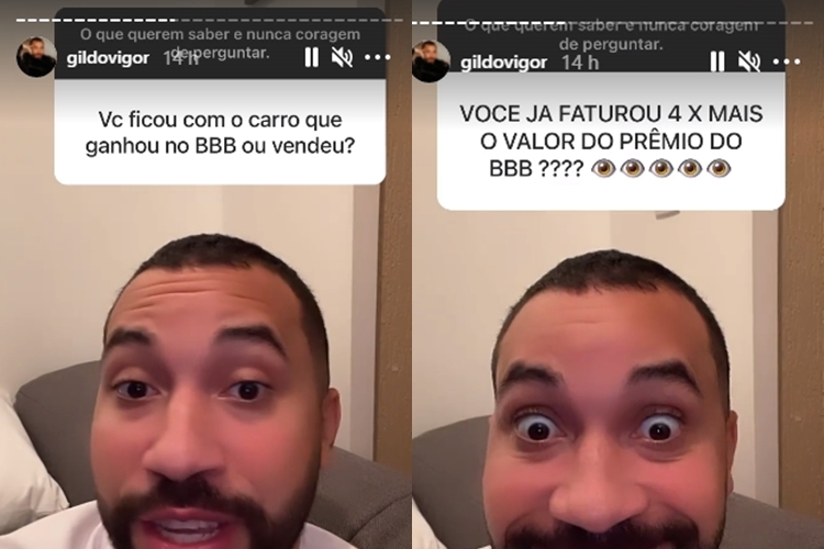 Gil Do vigor foto reprodução Instagram Gil Do vigor foto reprodução Instagram