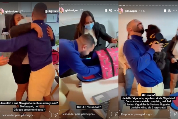 Gil do Vigor foto reprodução Instagram montagem Area Vip Gil do Vigor foto reprodução Instagram montagem Area Vip