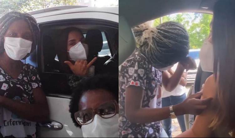 Ivete Sangalo vacina - Instagram