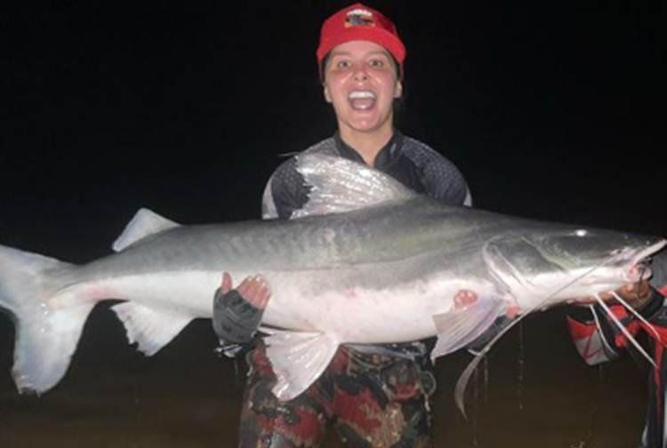 Maraisa em pescaria - Instagram