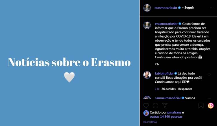 Erasmo Carlos - print Instagram