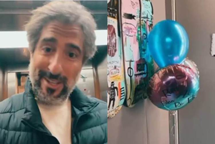De volta a São Paulo, Marcos Mion ganha surpresa da família