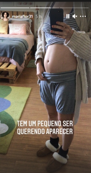 Maria Flor reprodução Stories Instagram Maria Flor reprodução Stories Instagram