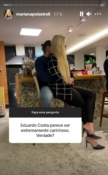 Mariana Polastreli e Eduardo Costa (Foto: Reprodução/ Instagram Mariana Polastreli) 