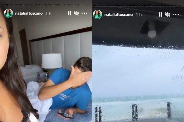Natalia Toscano e esposo Ze Neto reprodução Instagram Montagem Area Vip