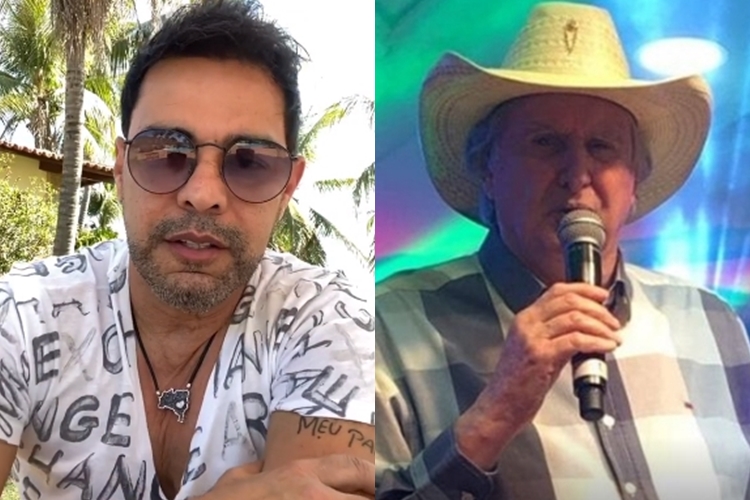 Zeze Di Camargo e Luciano e Sergio Reis reprodução Instagram montagem Area Vip