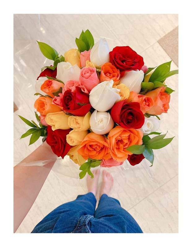 Flores de Bonner para Natasha Dantas (Foto: Reprodução/Instagram)