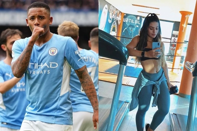 Gabriel Jesus e Raiane Lima Gabriel Jesus e Raiane Lima (Foto: Reprodução/Instagram)