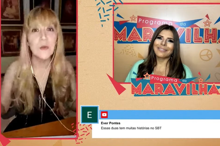 Mara Maravilha Mara Maravilha no SBT (Foto: Reprodução/YouTube)
