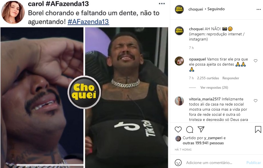 Nego do Borel, A Fazenda (Foto: Reprodução/ Instagram)