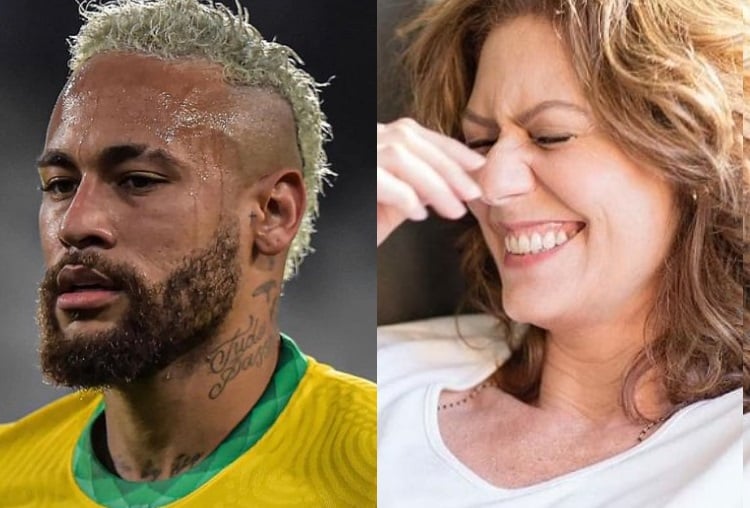 Neymar e Patrícia Pillar (Foto: Reprodução/ Instagram Neymar e Patrícia Pillar)