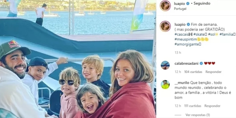 Pedro Scooby e família (Foto -Instagram)