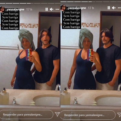 Yanna Lavigne e Bruno Gissoni reprudção Instagram montagem Area Vip