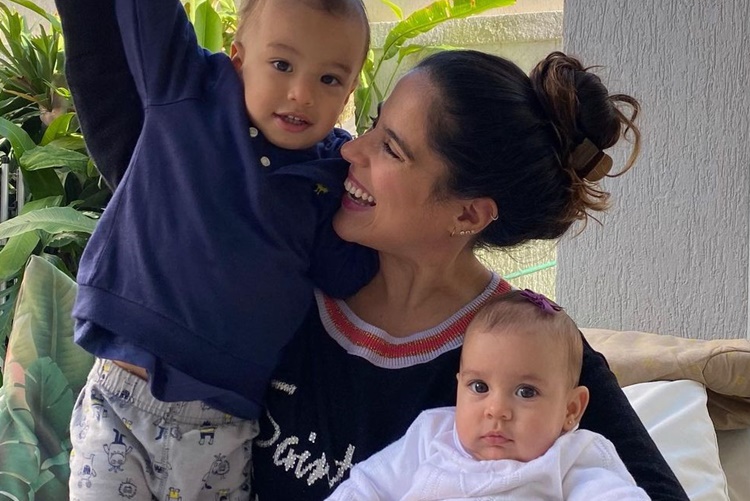 Camilla Camargo posta clique fofíssimo dos filhos, Joaquim e Julia: “Amo além do que qualquer um é capaz de entender”