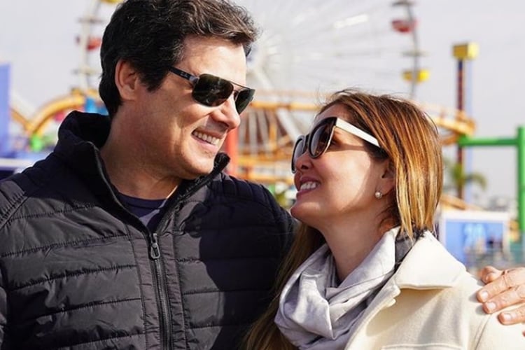 Celso Portiolli e sua esposa Suzana Marchi reprodução Instagram