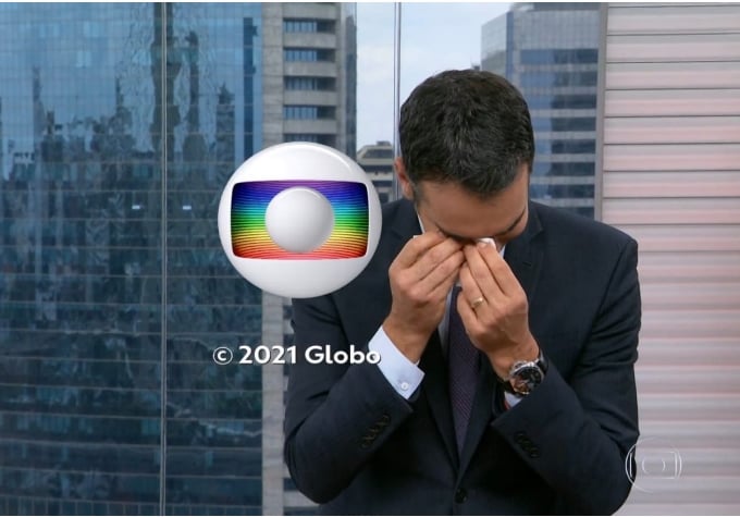 Cesar Tralli se despede do SP1 e se emociona com sua equipe TV Globo. 2