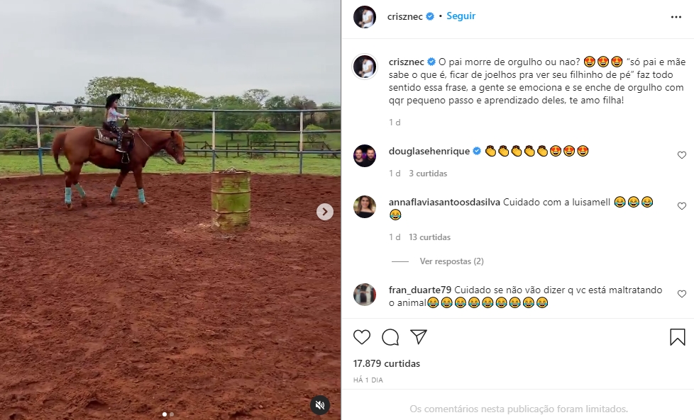 Cristiano reprodução Instagram Cristiano reprodução Instagram