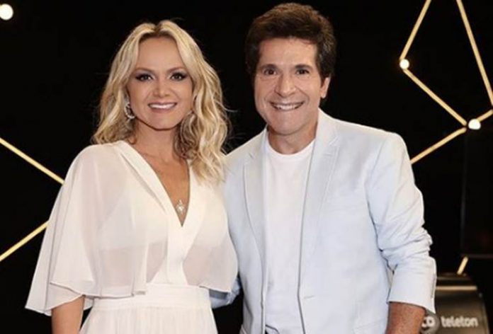 Eliana e Daniel - Instagram Eliana e Daniel no lançamento do Teleton, no SBT - Instagram