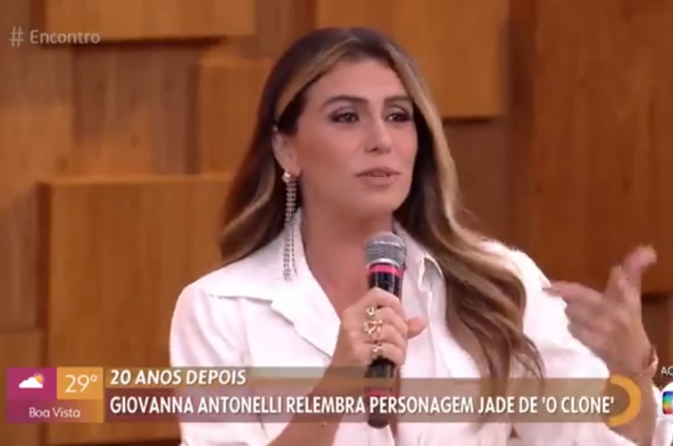 Giovanna Antonelli na Encontro (Foto: Reprodução/TV Globo)