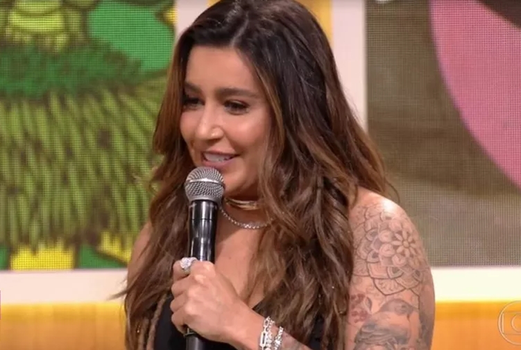 No 'Encontro com Fátima Bernardes', a cantora Lauana Prado fala sobre seu novo álbum — Foto: Globo