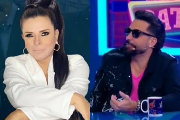 Mara Maravilha com Latino no Ratinho Mara Maravilha com Latino no Ratinho (Foto: Reprodução/SBT)