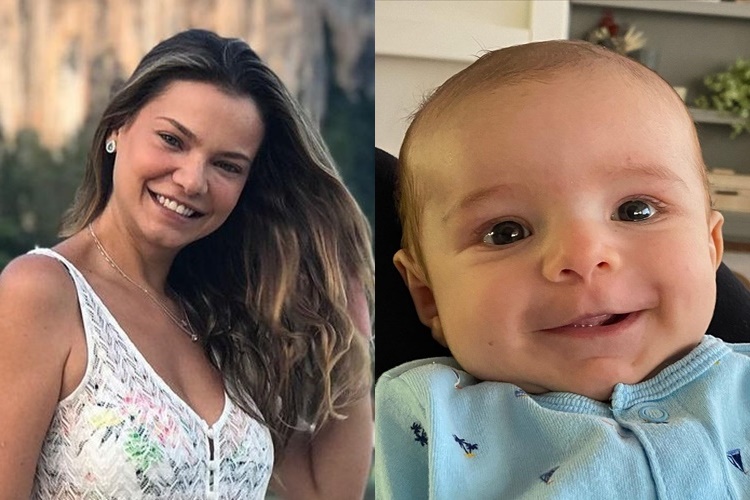 Com temática de circo, Milena Toscano celebra quatro meses do filho, Francisco