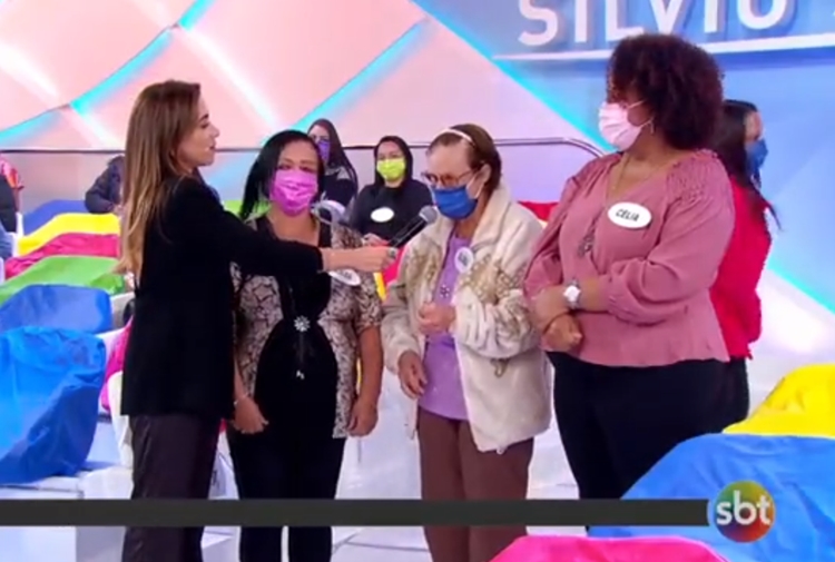 Patrícia Abravanel no Programa Silvio Santos